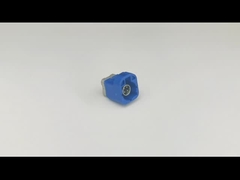青い色FAKRA HSDのコネクターのアダプターPCBは自動車のためのまっすぐな4つの接触Pinを取付ける