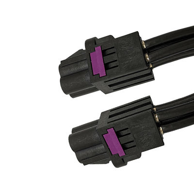 Quad Mini FAKRA Coaxial Cable Durable 4 Pin A Code For Automotive