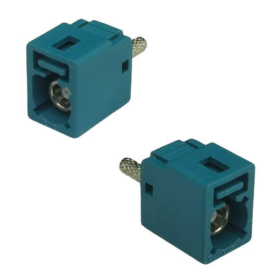 WaterBlue Color FAKRA Z Connector Straight Type For Car Radio Antenna