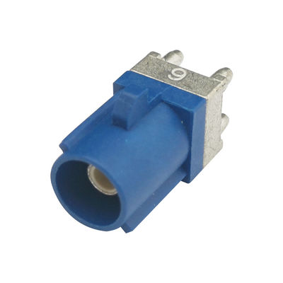 Code C Blue FAKRA PCB Connector Lightweight For Automotive Video